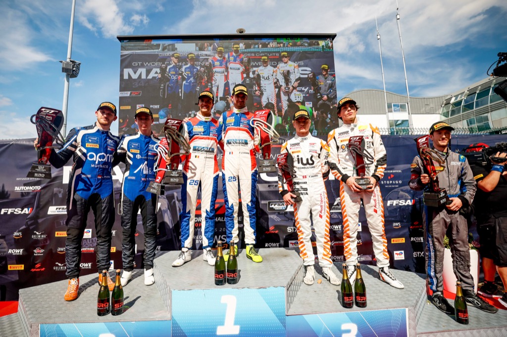 Sebastian Øgaard sikrede dobbelt podium på Magny-Cours
(Foto: SRO Motorsports Group)